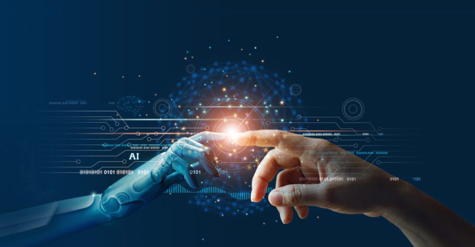 AI finger meets human finger