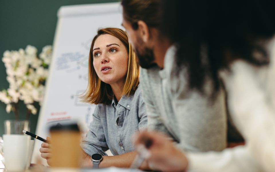 Discussing change of approach