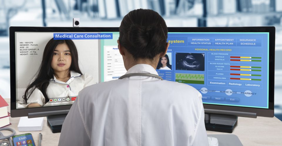 Picture shows patient undergoing electronic clinical outcome assessment, translations are essential for eCOA