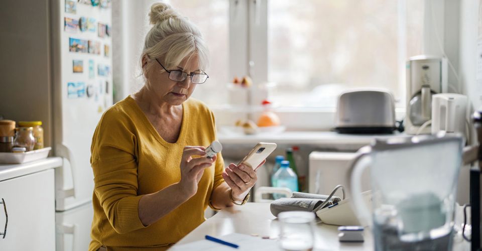 woman conducts clinical trial