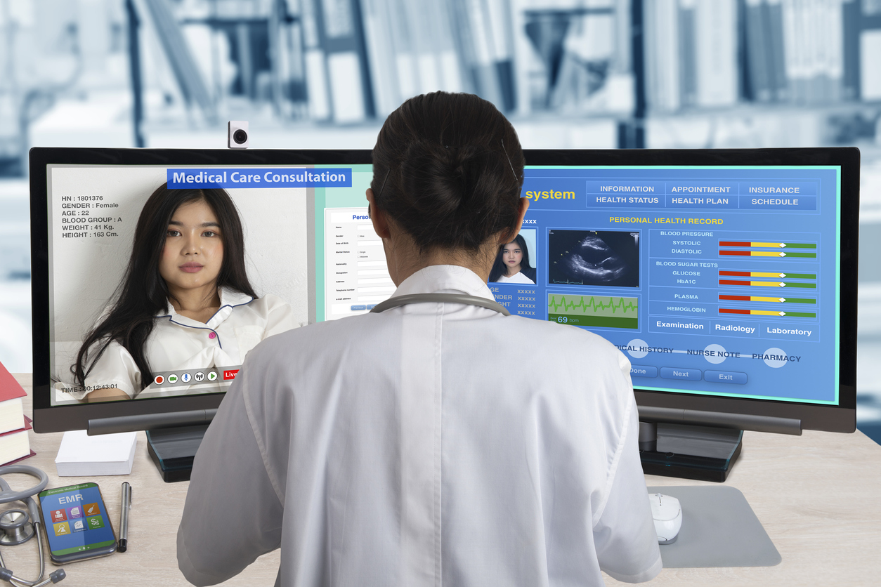 Picture shows patient undergoing electronic clinical outcome assessment, translations are essential for eCOA