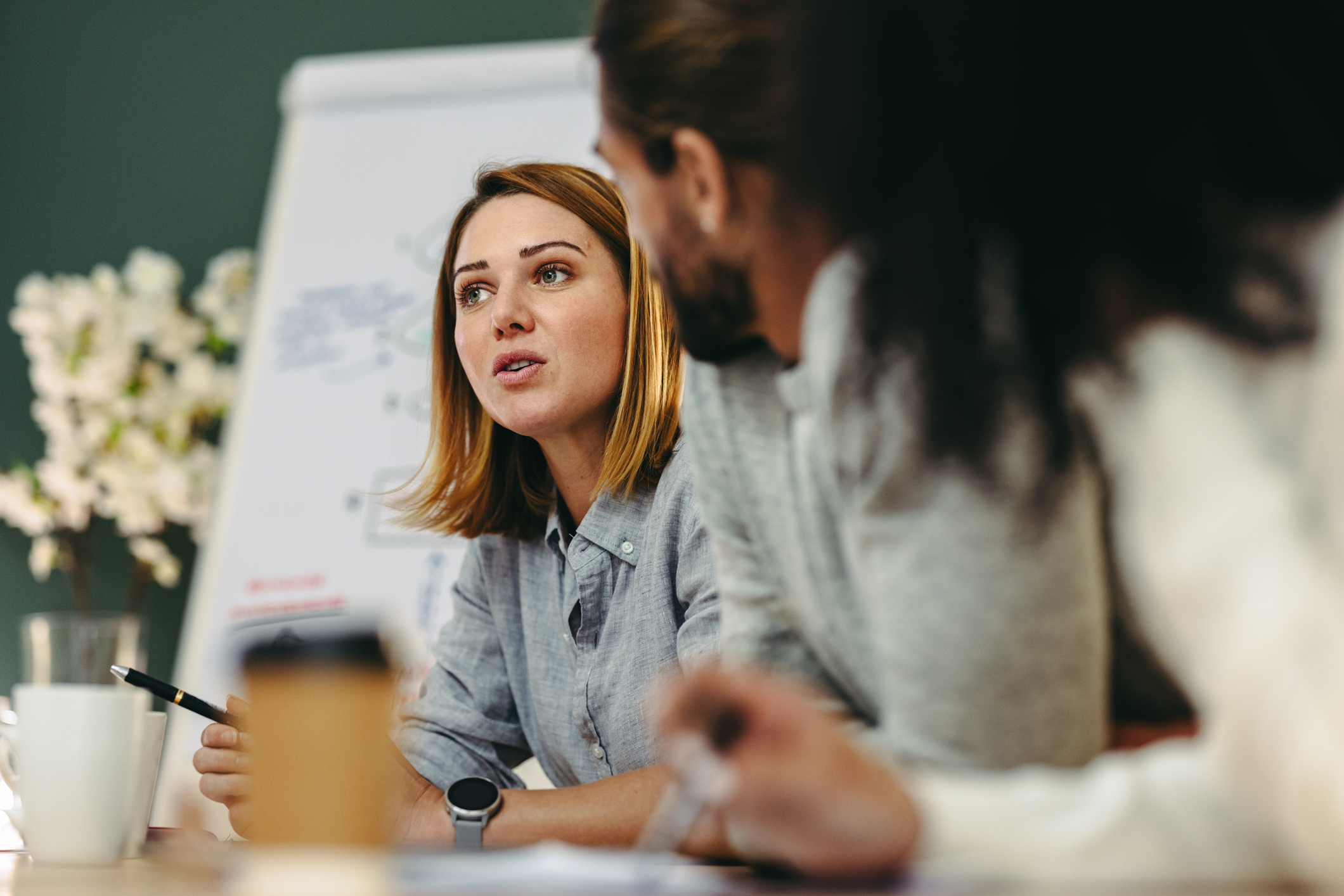 Discussing change of approach